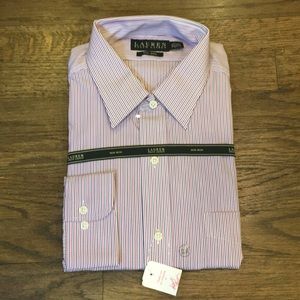 Lauren Ralph Lauren Non-Iron Mens 16.5, 34/35 NWT